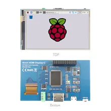 800X480 Carte de contrôle LCD 4"HDMI Moniteur Raspberry Pi avec contrôle tactile