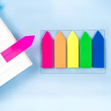 Aangepaste Plaknotities Memo Pads Set Mini Plaknotities Goedkope Plaktransparante Plaknotitie Lijmpagina Vlaggen Plaknotitie