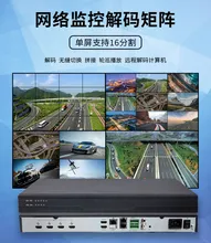 Сетевой мониторинг декодирования H265 видео Потоковое мультимедиа цифровой информации Video Matrix декодер