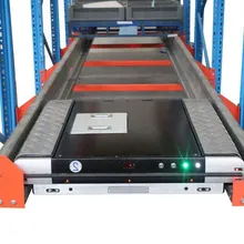 Nouveau rack métallique semi-automatisé en acier inoxydable pour entrepôt, stockage de palettes mobiles, rack automatique, système de navette radio