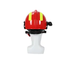 Helm Penyelamatan Darurat Kebakaran Multifungsi, Cangkang Kekuatan Tinggi, Peralatan Pemadam Kebakaran Gunung