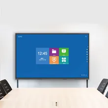 Conferência de Fábrica P-Cap Quadro Interativo Inteligente 86 Polegada Display Interativo de Escrita Suave