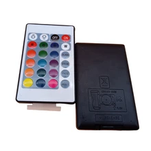 24-Button ไฟ LED สายยืด RGB ควบคุมด้วยรีโมทอินฟราเรดอัจฉริยะ