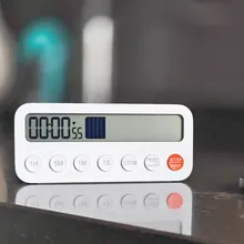 デジタルビジュアルタイマー カウントダウンタイマー 静音デジタル電池式管理ツール キッチンタイマー
