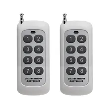 8-Button Codice Fisso Controllo Remoto RF Wireless