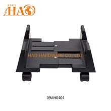Châssis de rack informatique mobile avec support de base de rangement et roulettes