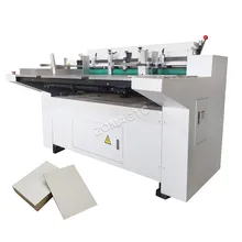 Macchina automatica per il taglio della carta e del cartone per la produzione di scatole rigide