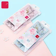 เซ็ตไม้บรรทัดตรงน่ารักการ์ตูนซากุระสด 15cm