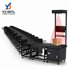Z-Type E-Commerce Barcode-/QR-Code-Scanning- und Dimensionierungs-Statisches DWS-Paket-Sortiersystem