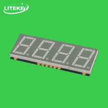 0.56 หน้าจอแสดงผล LED SMD ตัวเลขสี่หลัก ขนาด 4 นิ้ว