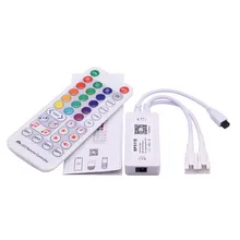Ws2812b Bande lumineuse LED Rgbic adressable pour Noël avec Sp511e contrôleur LED intelligent WiFi APP musique DC5V kit