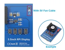 Cavo Fan Opzione Raspberry Pi Gpio 3.5 Pollice 320X480 Modulo Touch Resistivo