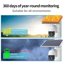 4-Glow Solar Kamera mit SIM-Karte und automatischer Verfolgungsfunktion