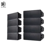 R8+R8sub Daya Tinggi 2×8 Inci Rentang Penuh Aktif Array Garis Pengeras Suara Profesional