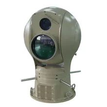Grensverdediging 16km Lange Afstand Dubbele Sensor HD IP Beveiligingswarmtecamera Systeem