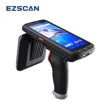 Scanner de code-barres PDA Android RFID longue portée, lecteur et écrivain RFID robuste avec SDK Scanner de code-barres PDA Android RFID longue portée, lecteur et écrivain RFID robuste avec SDK
