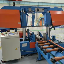 Grote pijpspoel bandzaagmachine met PLC-besturingssysteem