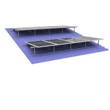 Venta Directa de Fábrica Soporte de Panel Solar Estructura de Montaje de Pierna Delantera y Trasera