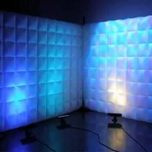 LED Işık Şişme Bölme Oda Renk Değiştiren LED Lamba ile Şişme Işık Duvar