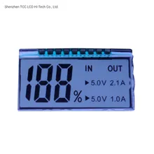 9 แผงจอ LCD Tn ที่อ่านได้ในแสงแดดสำหรับ 7 แบตเตอรี่สำรอง