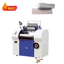 Máquina de Costura de Livros em Papel Semi Automática Preço para Venda de Máquina de Ligação de Cadernos Simples com Overlock e Enfiamento de Fio