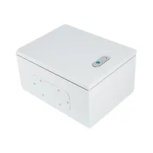 Fabbricazione di scatole di stoccaggio elettrico metalliche personalizzate e bloccabili con sistema di chiusura di sicurezza