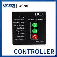 Lixise Lxc701, ตัวควบคุมเครื่องกำเนิดไฟฟ้า, โมดูลป้องกันหลายฟังก์ชัน, การสตาร์ทระยะไกล, การป้องกันความเร็วรอบเกิน, DC8-35V, แผง LED