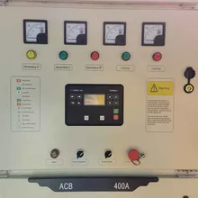 400V 発電機同期パネル 自動並列制御パネル 工場用