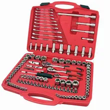 Conjunto Completo de Ferramentas de Chave de Soquete Kinbox 1/4"&3/8"&1/2"