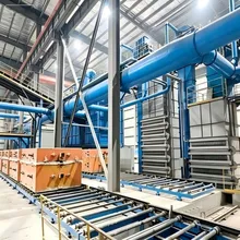 Gelişmiş Yarı Otomatik V Süreç Dökümhane Üretim Hattı Sistemi