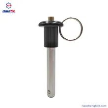 Maniglia a pulsante in acciaio inossidabile per array lineare, spinta, bloccaggio automatico, molla caricata, perno di bloccaggio a sfera, perno di bloccaggio a molla, accessorio hardware