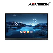 จอแสดงผลแบบอินเตอร์แอคทีฟขนาด 65 นิ้วของ Aevision Infrared สร้างขึ้นพร้อมกล้อง