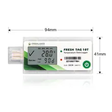 Registrador de datos USB de una sola vez para la cadena de frío, registrador de datos de temperatura y humedad