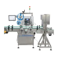 Applicateur d'étiquettes autocollantes rondes semi-automatique Machine d'étiquetage d'autocollants manuelle