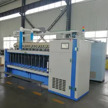 Máquina automática de laboratorio para hilado de fibra de lana, máquina de marco de velocidad de muestra con control de pantalla táctil, línea de hilado pequeña Máquina automática de laboratorio para hilado de fibra de lana, máquina de marco de velocidad de muestra con control de pantalla táctil, línea de hilado pequeña