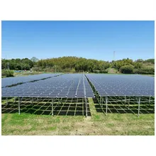 Sistema di supporto per fattoria solare in alluminio, impianto di energia solare agricola, sistema di montaggio solare