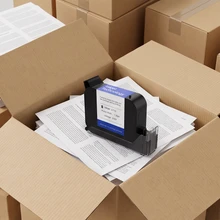 Máquina de codificación de fecha de expiración de tinta para impresora de chorro de mano de secado rápido 42ml Tinta de disolvente cartucho de tinta