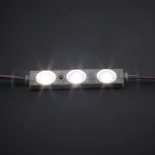 LED-Modul 3LED 1.5 Watt Hochhelligkeit 12V DC-Lichtquelle wasserdicht für Werbe-Dekorationslichtmodul LED Hoch LED-Module