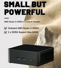 Eglobal Mighty Pocket Mini PC AMD R5 3550h R3 R7 R9 2 DDR4 2HDMI 2m. 2 SSD Win11 Computer