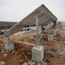 Robustes Aluminium-Grundmontagesystem für Solarpanels