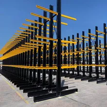 Robuste Regale Schwerlast-Cantilever-Regal Lagerregalsystem Lagerregal einseitige Cantilever-Regale für die Außenlagerung