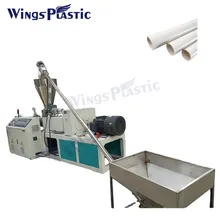 플라스틱 UPVC 생산 라인 PVC 파이프 가공 압출기 제조 기계