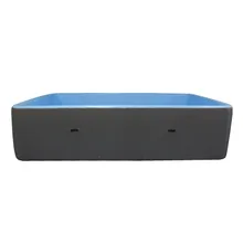Piscina Inflable Rectangular de Tamaño Personalizado con Costura de Puntos para Adultos