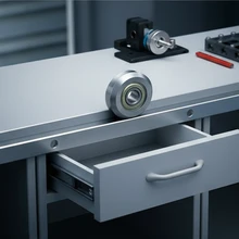 機械工具用精密直線矩形V型ローラーガイドレール