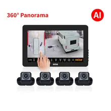 360 Rundumsichtmonitor (AVM) Integriertes Rückfahrkamerasystem
