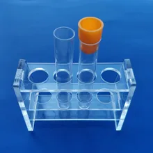 Porta provette impilabile per uso in laboratorio