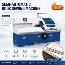 Mesin Penjahit Buku Semi Otomatis untuk Mengikat Buku Kecil dengan Benang Mesin Jahit Buku Kertas