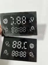 وحدة عرض LED مقطع مخصص فائق السطوع 7 مع مفتاح لمس سعوي