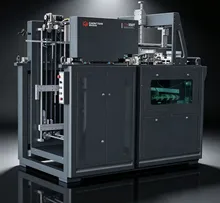 Automatische Eckenverklebungsmaschine für die Herstellung von starren Geschenkboxen