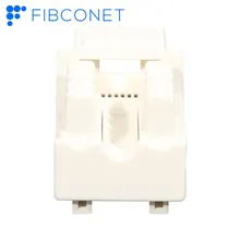 CAT6 RJ45 Module Réseau 90 Prise Keystone UTP à Poinçon de Degré RJ45 Modulaire Keystone